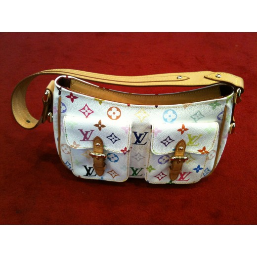 Sac Louis Vuitton Lodge PM en toile monogram multicolore