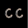 Boucles d'oreilles Cartier Trinity Trois Ors