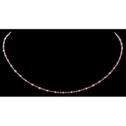 Collier Gigi Clozeau Perles résine rose