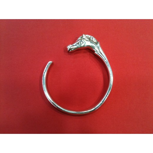 Bracelet Hermès Tête de Cheval en argent