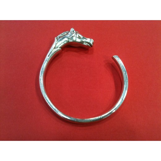 Bracelet Hermès Tête de Cheval en argent