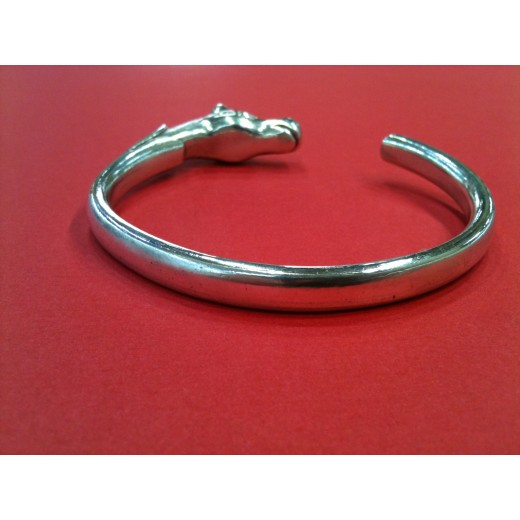 Bracelet Hermès Tête de Cheval en argent
