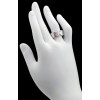 Bague moderne large diamants