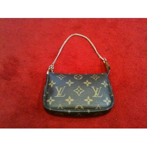 Pochette Mini Louis Vuitton en toile Monogram