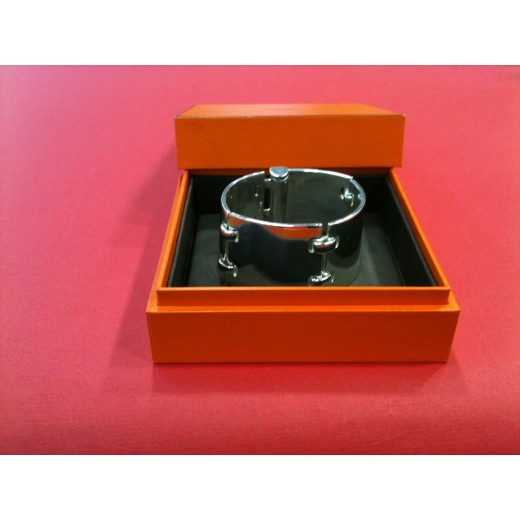 Bracelet Hermès Mousquetaire en argent