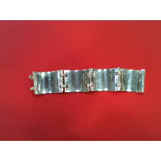 Bracelet Hermès Mousquetaire en argent