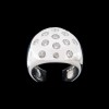 Bague Boule or et diamants