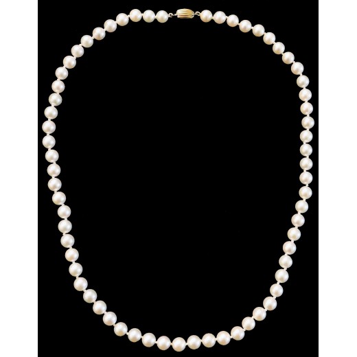 Collier perles de culture en chute
