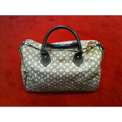 Sac Louis Vuitton Speedy 30 en tissu monogram denim