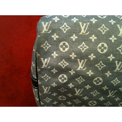 Sac Louis Vuitton Speedy 30 en tissu monogram denim
