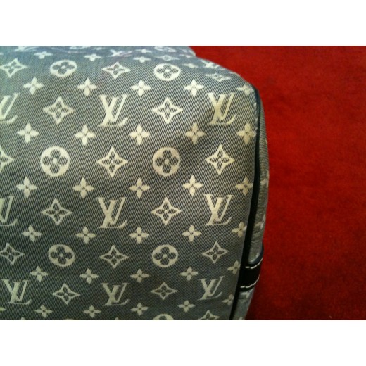 Sac Louis Vuitton Speedy 30 en tissu monogram denim