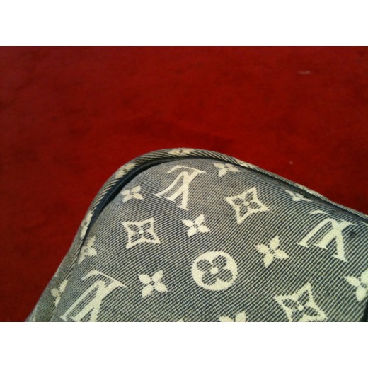 Sac Louis Vuitton Speedy 30 en tissu monogram denim