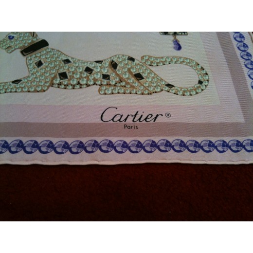 Foulard Cartier Panthères en soie