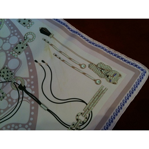 Foulard Cartier Panthères en soie