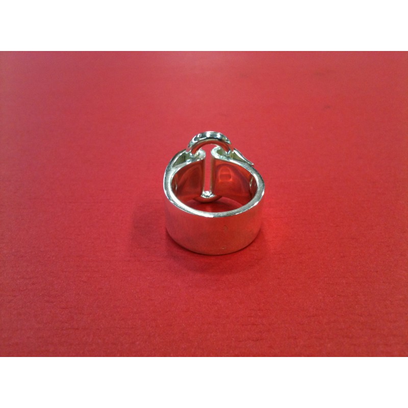 Bague Hermès Attelage en argent