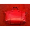 Sac Louis Vuitton Lockit en cuir grainé rouge