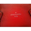 Sac Louis Vuitton Lockit en cuir grainé rouge