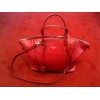 Sac Louis Vuitton Lockit en cuir grainé rouge