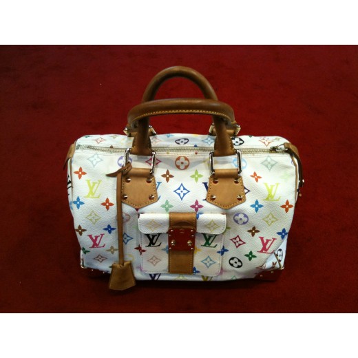 Sac Louis Vuitton Speedy 30 en toile Monogram multicolore