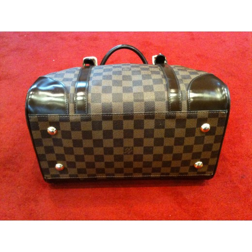 Sac Louis Vuitton Berkeley avec bandoulière en toile damier ébène