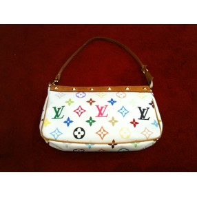 Pochette Louis Vuitton Accessoires en toile monogram multicolore