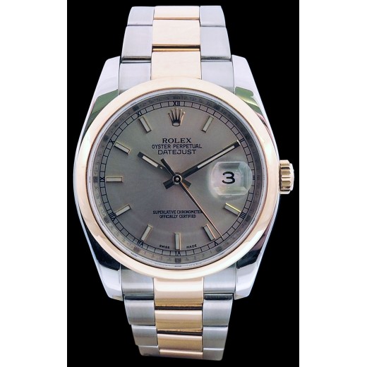 Montre Rolex Datejust 36mm or et acier