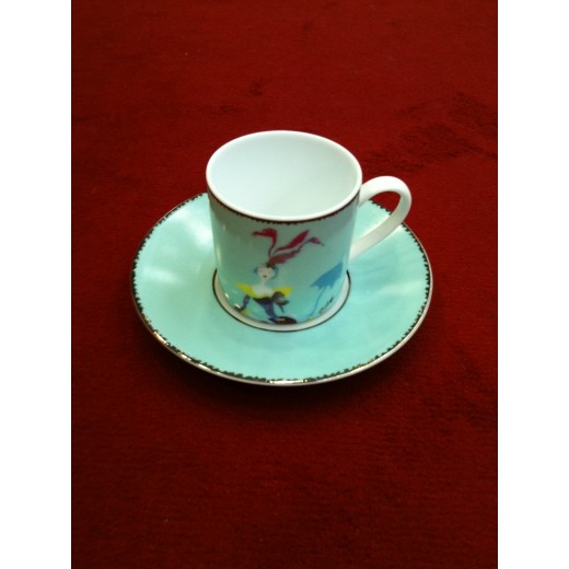 Tasses à café et leurs soucoupes Christian Lacroix 5 Continents