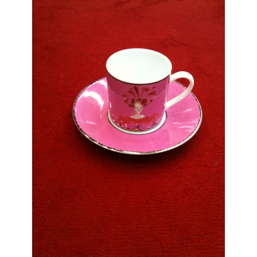 Tasses à café et leurs soucoupes Christian Lacroix 5 Continents