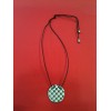 Pendentif Gong Bernardaud Grenade sur cordon 