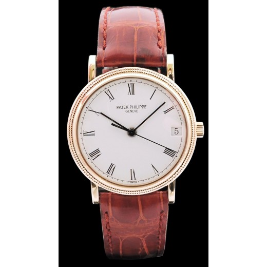 Montre Patek Philippe Calatrava Clous de Paris 3802J