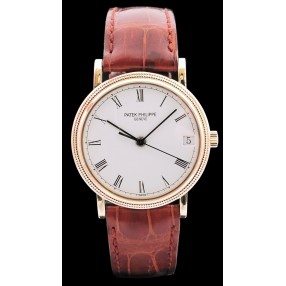 Montre Patek Philippe Calatrava Clous de Paris 3802J