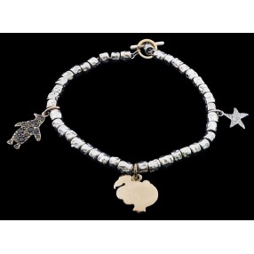 Bracelet Dodo Pomellato trois charms