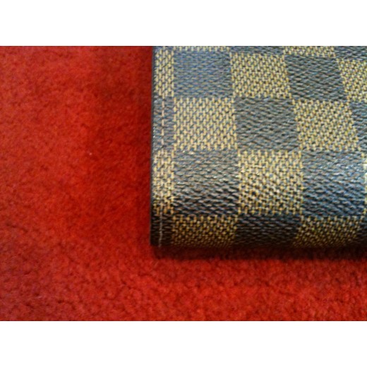 Portefeuille Louis Vuitton en toile damier ébène 