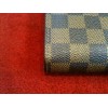 Portefeuille Louis Vuitton en toile damier ébène 