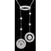 Collier Bayadère en platine et diamants