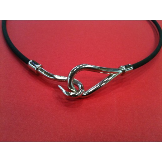 Collier Hermès Jumbo  noir