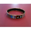 Bracelet Freywille Spirit of Africa en émail et plaqué or 