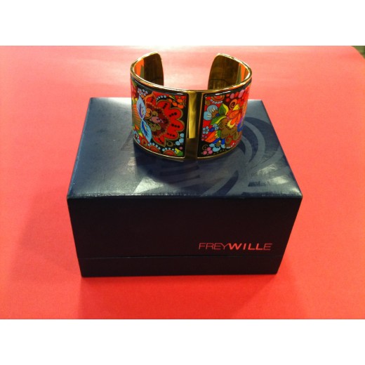 Bracelet Manchette Frey Wille Passionate Russia en émail 