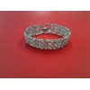 Bracelet Swarovski en métal rhodié et cristaux