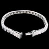 Bracelet ancien ligne diamants