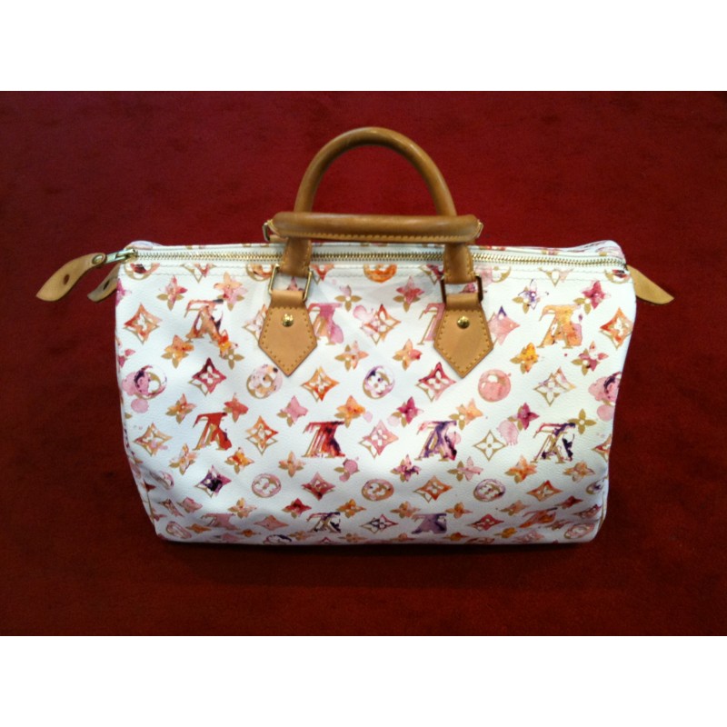 Louis Vuitton Limited Edition Richard Prince Watercolor Speedy 35