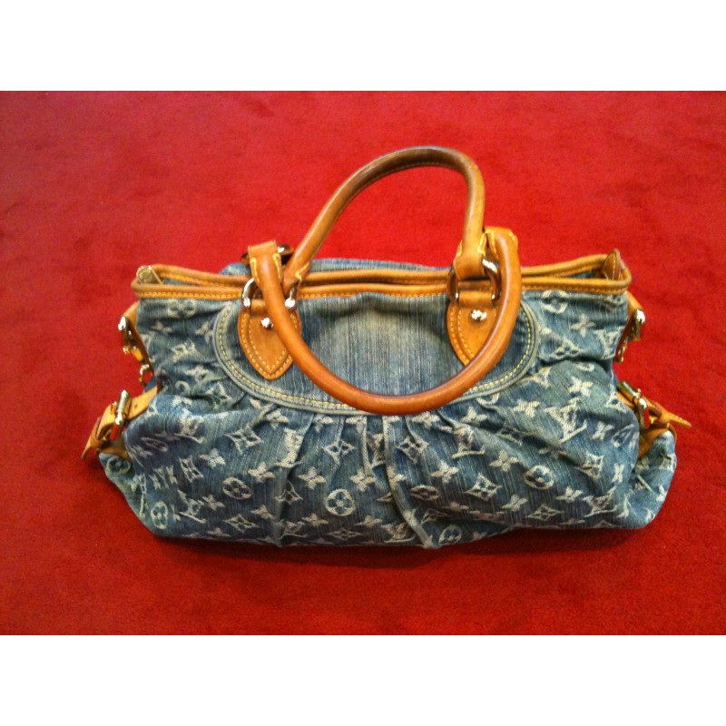 Sac Louis Vuitton Néo cabby en tissu monogram denim