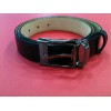 Ceinture Montblanc en cuir noir