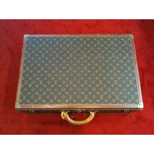 Valise Louis Vuitton Alzer en toile monogram et cuir