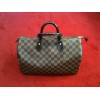 Sac Louis Vuitton Speedy 35 en toile damier ébène