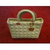 Sac Dior Lady Dior GM en agneau beige