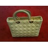 Sac Dior Lady Dior GM en agneau beige