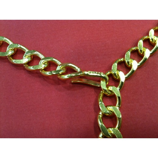 Ceinture Chanel Chaîne en métal doré