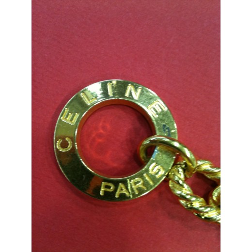 Bracelet Céline en métal doré
