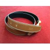 Ceinture Hermès en cuir réversible gold/noir